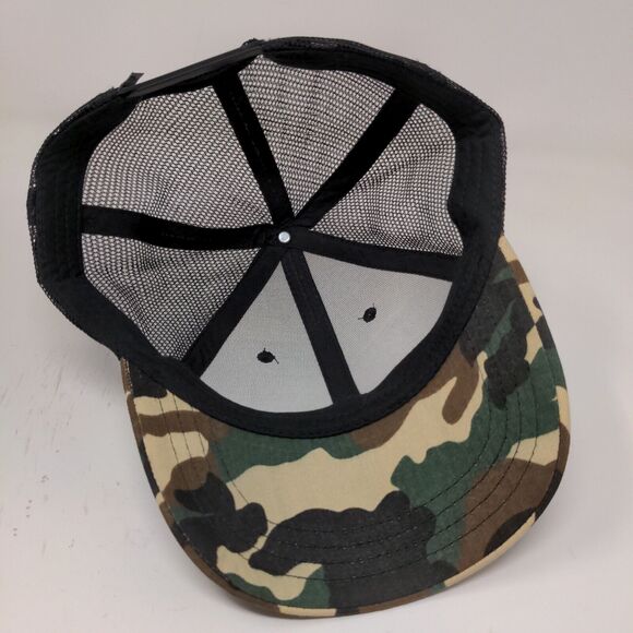 Diesel Power Mens Snapback Camo Patriotic Hat Black Meshback Patch Flag Logo - Picture 10 of 11